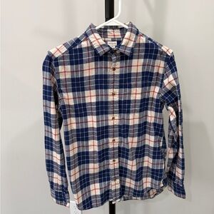 J Crew Crewcuts button-up flannel shirt, size 14